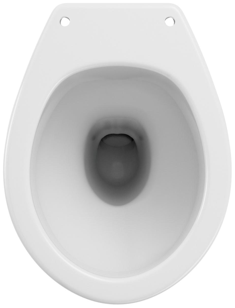 VIGOUR Stand-Tiefspül-WC clivia plus +6cm weiss, Abgang waagerecht  - Bild 4