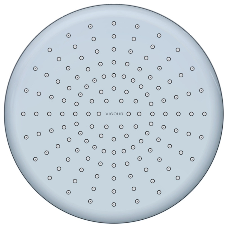 VIGOUR Kopfbrause V1 Durchmesser 200mm rund verchromt