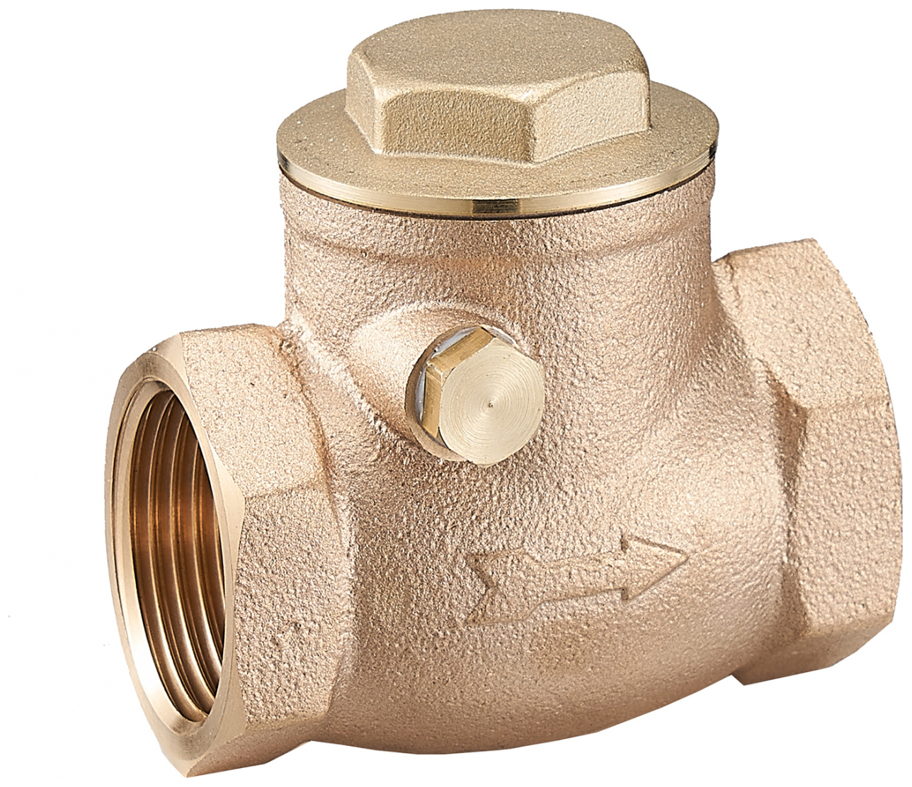 Muffen-Rückschlagklappe 1'' aus Rotguss PN 16 - Bild 1