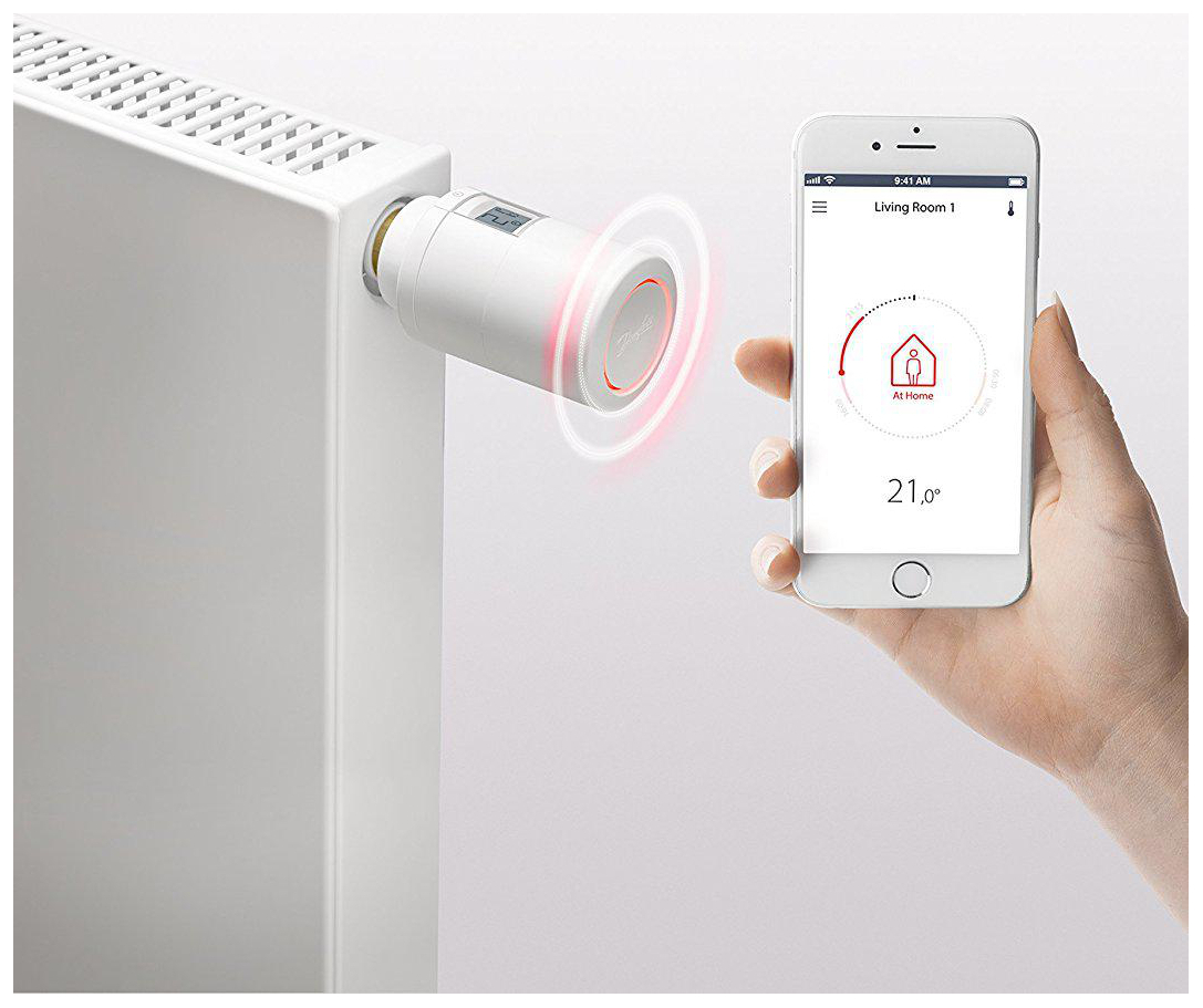 Danfoss Elektronischer Heizkörperthermostat Eco Home Stand-alone-Regler weiss mit Bluetooth 014G1001 - Bild 6