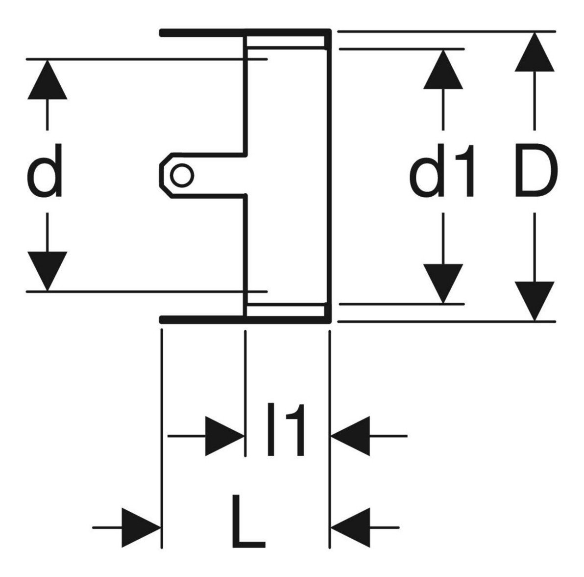 Geberit Rohrschott90 Plus EN DN 30-56, für Silent Pro/db20/Silent PP/Geberit PE - Bild 3