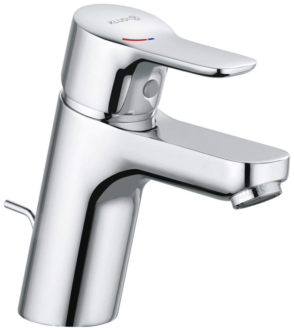 Kludi PURE&EASY Waschtisch-Einhandmischer 70 ECO PLUS mit Metall-Ablaufgarnitur chrom 372890565 - Bild 1