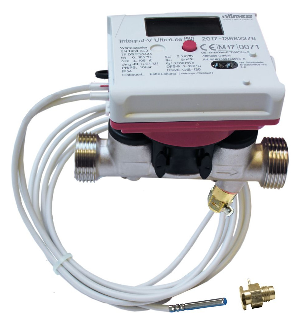 Allmess Wärmezähler Integral-V UltraLite PRO qp2,5 TF 5,2mm - M-BUS HA inkl. Konformitätsentgelt - Bild 1