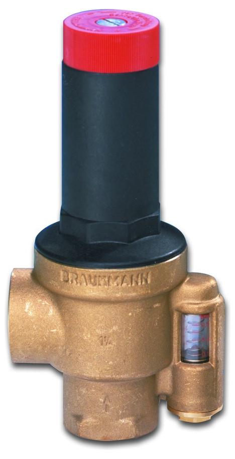 Resideo Differenzdruck-Überströmventil DU146 DN 1 1/4'' IG mit Differenzdruck-Anzeige - Bild 1