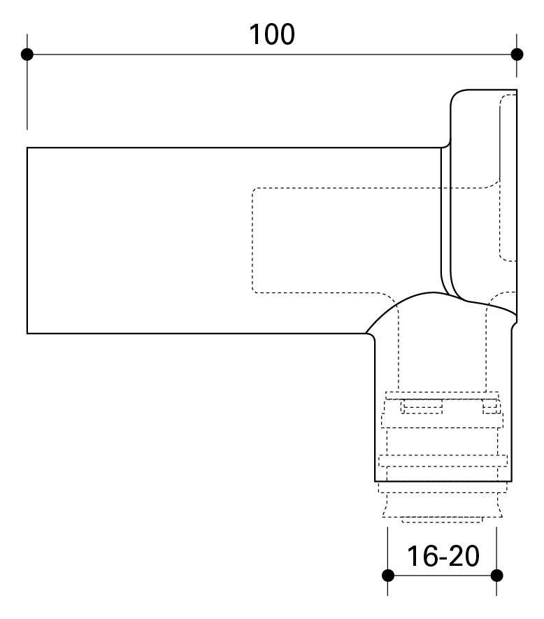 Fränkische Abdichtung alpex 1/2'' für Wandwinkel 35-78 mm 84916315 - Bild 2
