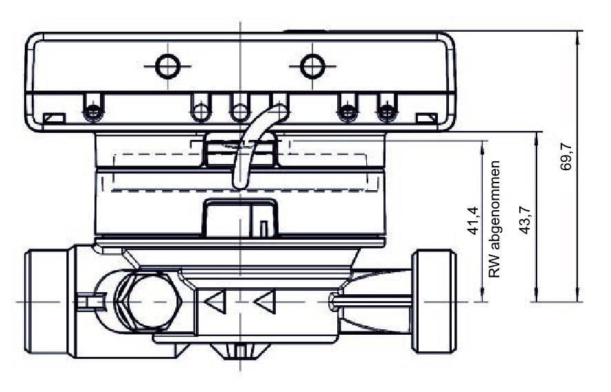 Wasser-Geräte Wärmezähler VoluMess VI, QN 0,6 - AG 3/4'' - BL 110 mm inkl. Konformitätsentgelt - Bild 2