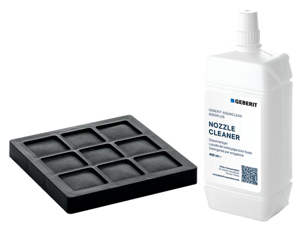 Geberit Set Aktivkohlefilter und Düsenreiniger 240.625.00.1 für AquaClean WC-Komplettanlagen