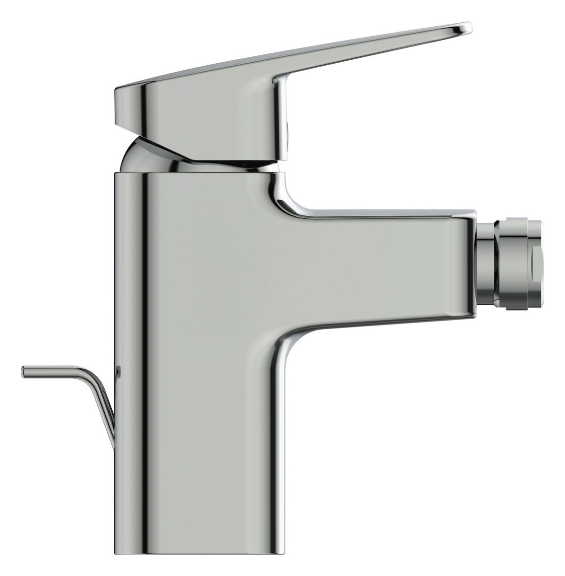 Ideal Standard Ceraplan Bidetarmatur Chrom mit Zugknopf-Ablaufgarnitur BD278AA - Bild 2