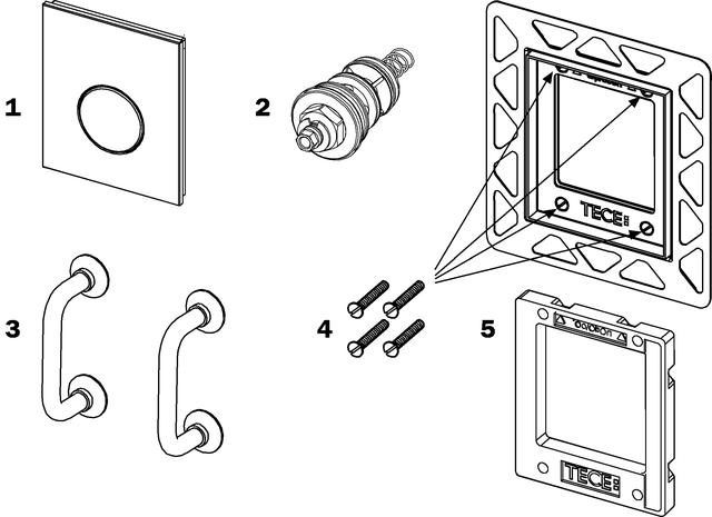 TECE Stützrahmen für Einbaurahmen 9820197 - Bild 1