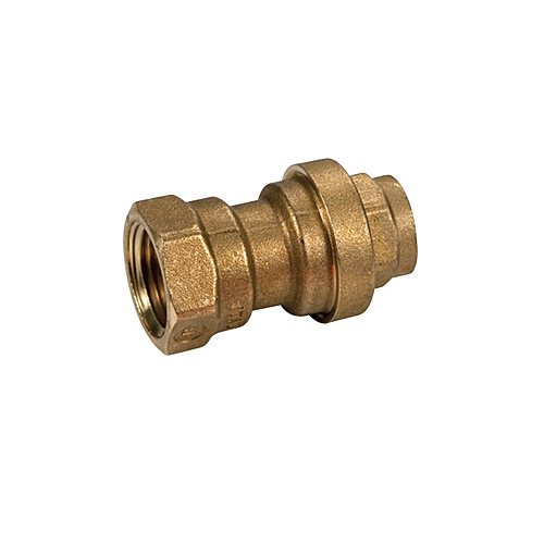 Pushfitting vormontiert 1/2'' x 20 mm Kupplung mit Innengewinde Messing RC1091520