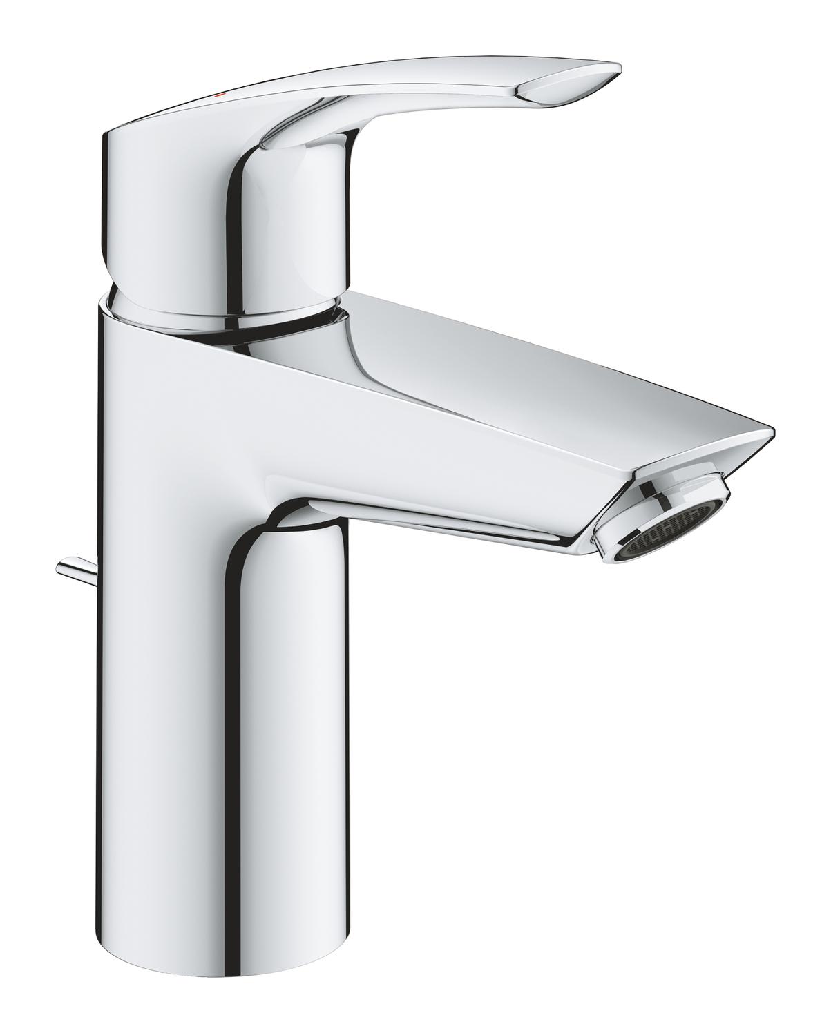 GROHE Waschtischbatterie Eurosmart S-Size mit Zugstangen-Ablaufgarnitur chrom 33265003 - Bild 1