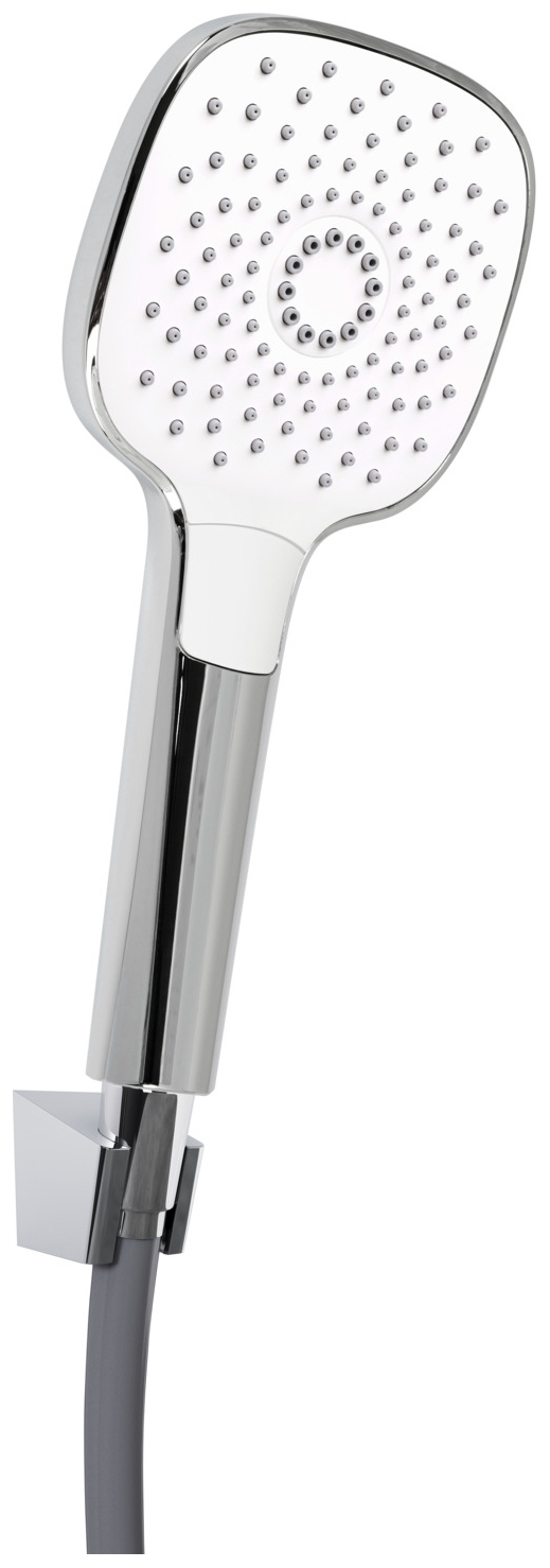 VIGOUR Wannenset individual 2.2 mit Wandhalter, Schlauch, Handbrause softedge verchromt - Bild 1