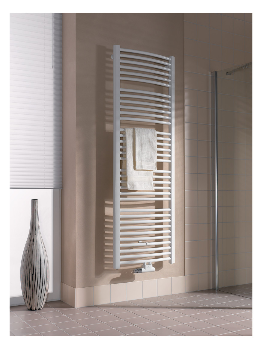 Kermi Badheizkörper Basic-50R gebogen 1172 x 70 x 749 mm QN810 weiß RAL 9016, ER01M1200752XXK