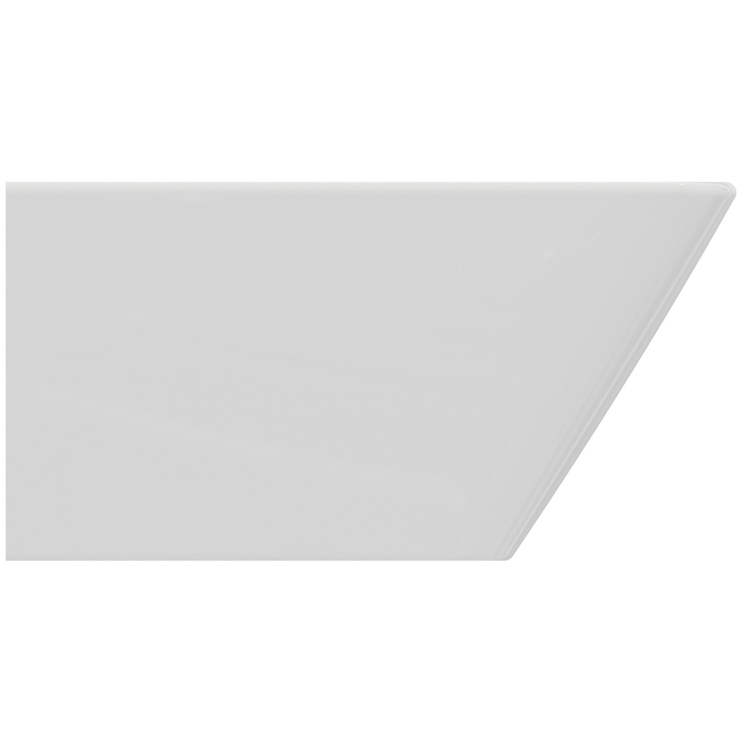 VIGOUR Wand-Bidet derby V3 edge weiß mit Hahnloch u.Überlauf,verdeckte Befestigung,PflegetectPlus