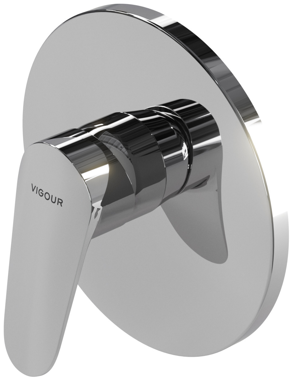 VIGOUR Farbset Brausebatterie one verchromt, für Universal UP-Körper-Box VUPK - Bild 2