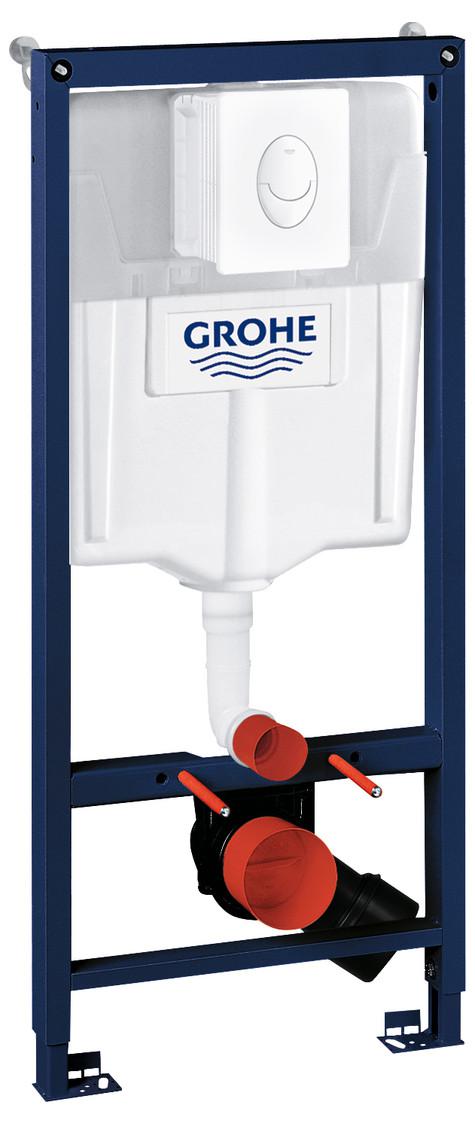 GROHE Rapid SL 3in1-Set Spülkasten GD 2, Abdeckplatte Skate Air weiss und Wandwinkel 38722001 - Bild 2