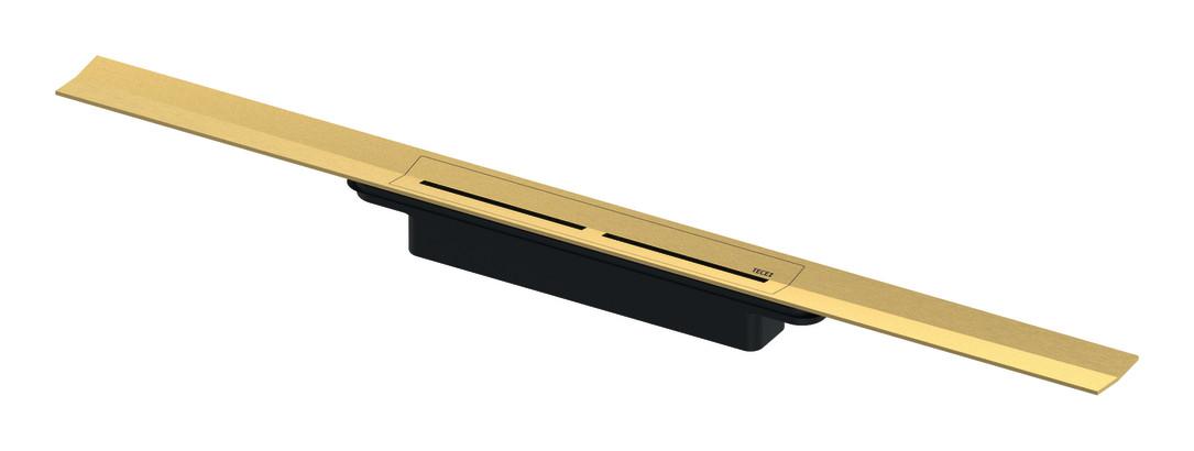 TECEdrainprofile Duschprofil 1200 mm Edelstahl, Brushed Gold Optic / Gold Optik gebürstet 671202 - Bild 1