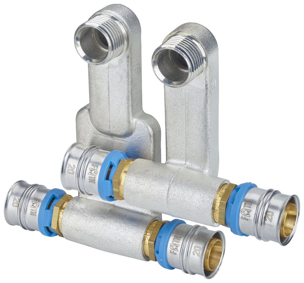 CONEL Connect MV2 Heizkörperanschluss-Set unten 20 mm x 1/2'' AG - Bild 1