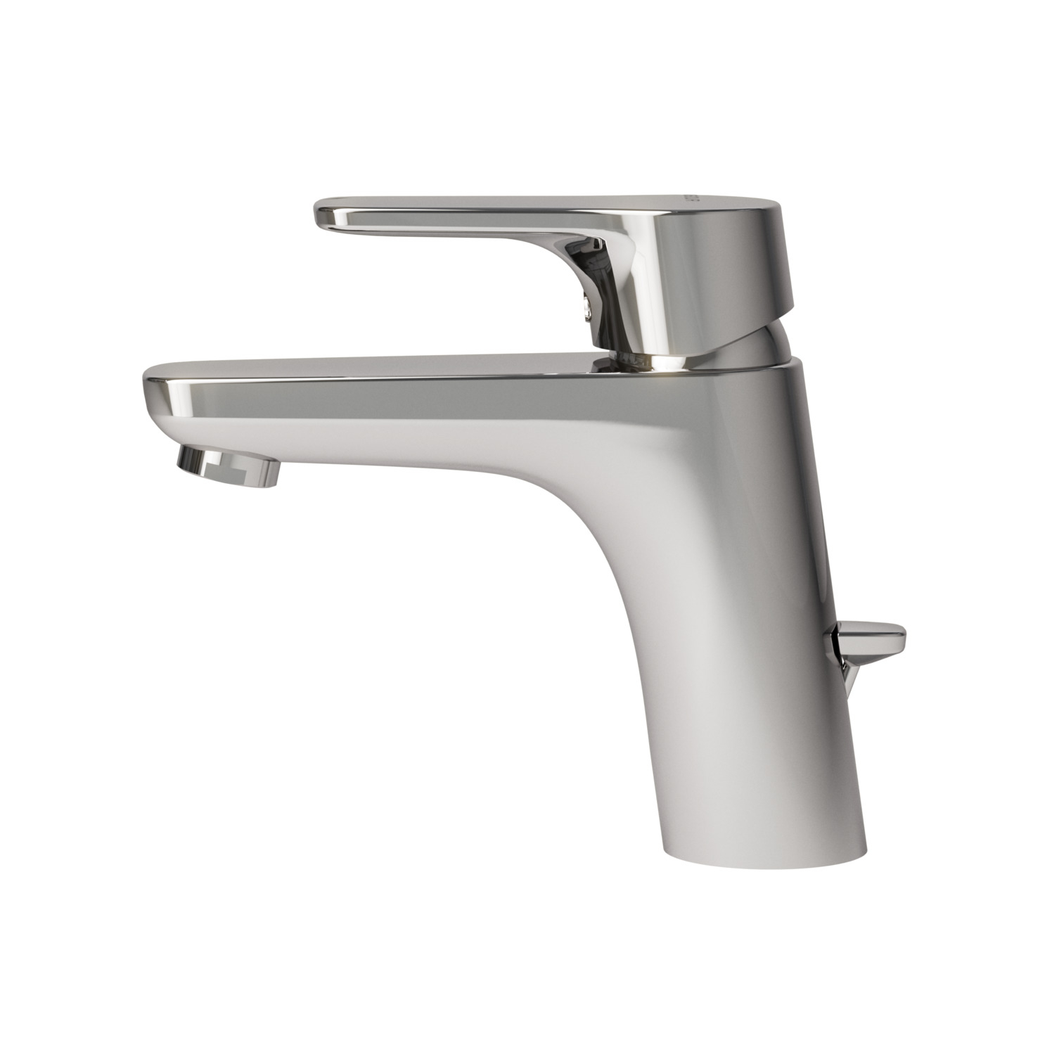 DEND Einhand-Niederdruck-Waschtischbatterie derby V3 mit Ablaufgarnitur verchromt