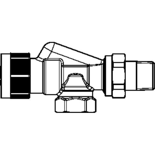 Oventrop Thermostatventil AV 9 DN 15, R 1/2, PN 10, Axial 1183904 - Bild 3