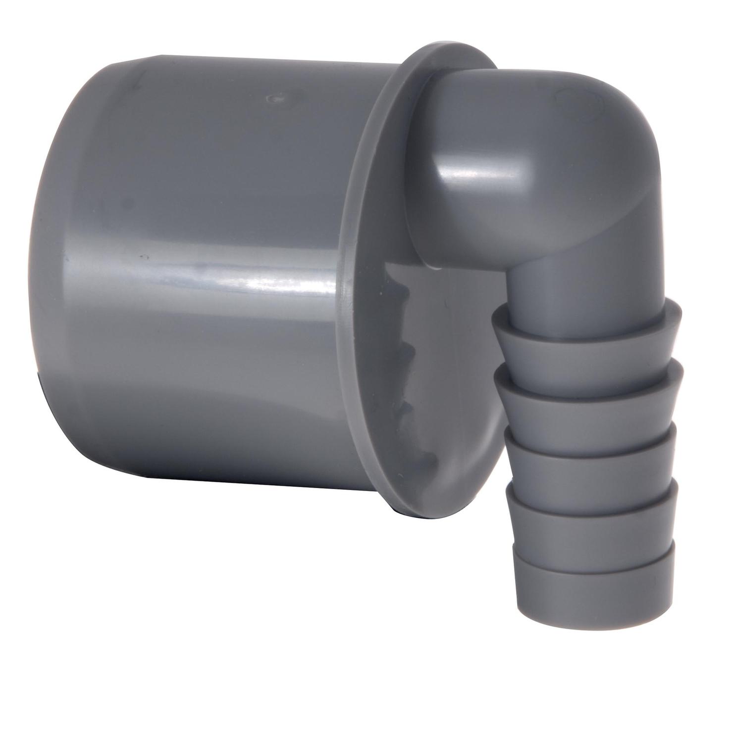 HT Schlauchwinkel DN 50 Übergang von Schlauch 19-21mm zum Abflussrohr 50010SW - Bild 1