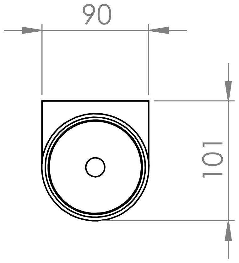 VIGOUR Bürstengarnitur derby V3 mit Metallbehälter schwarzmatt