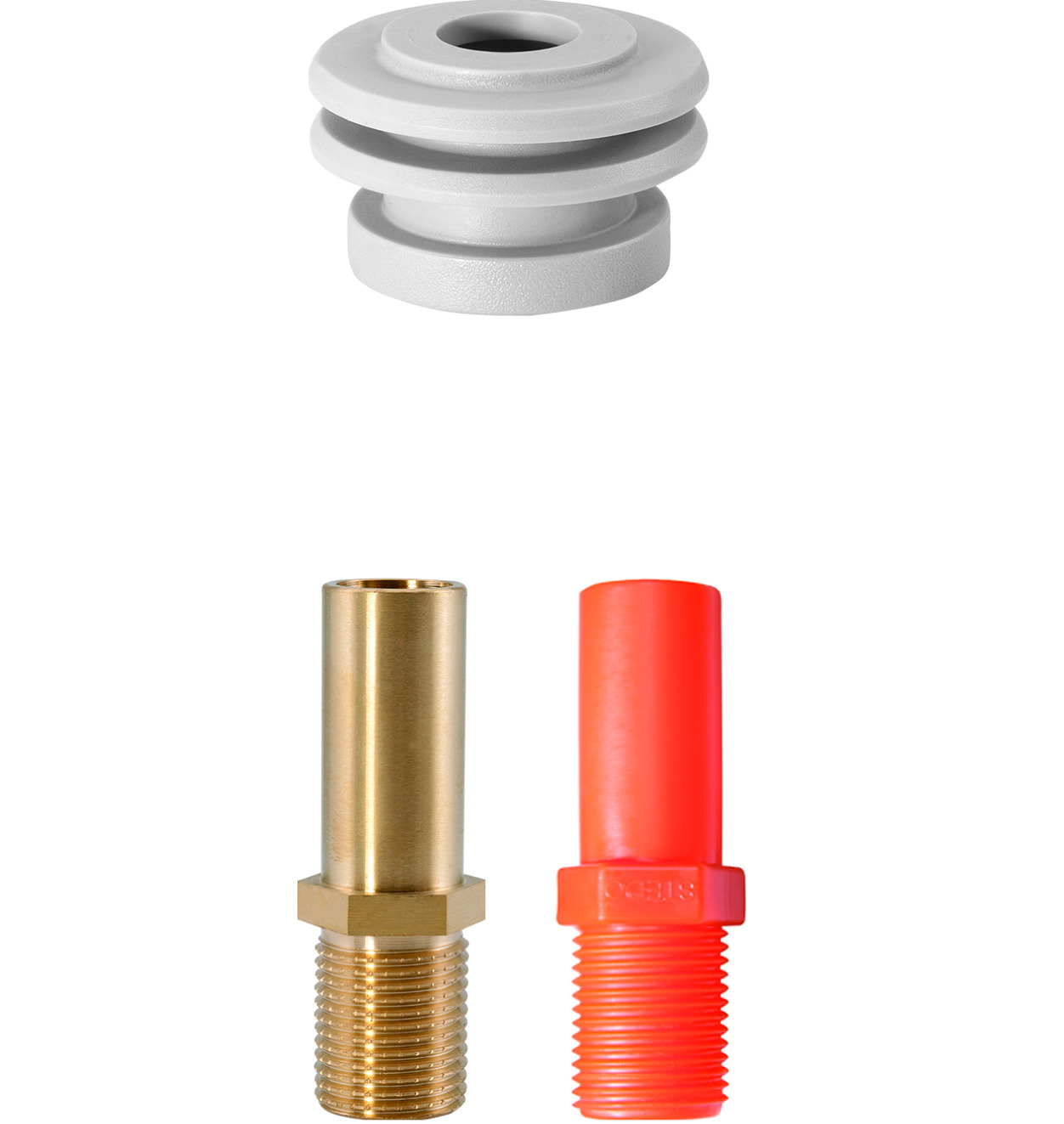 Urinal-Einlaufgarnitur DN 15 (1/2'') Eingang hinten Befestigung verdeckt - Bild 1