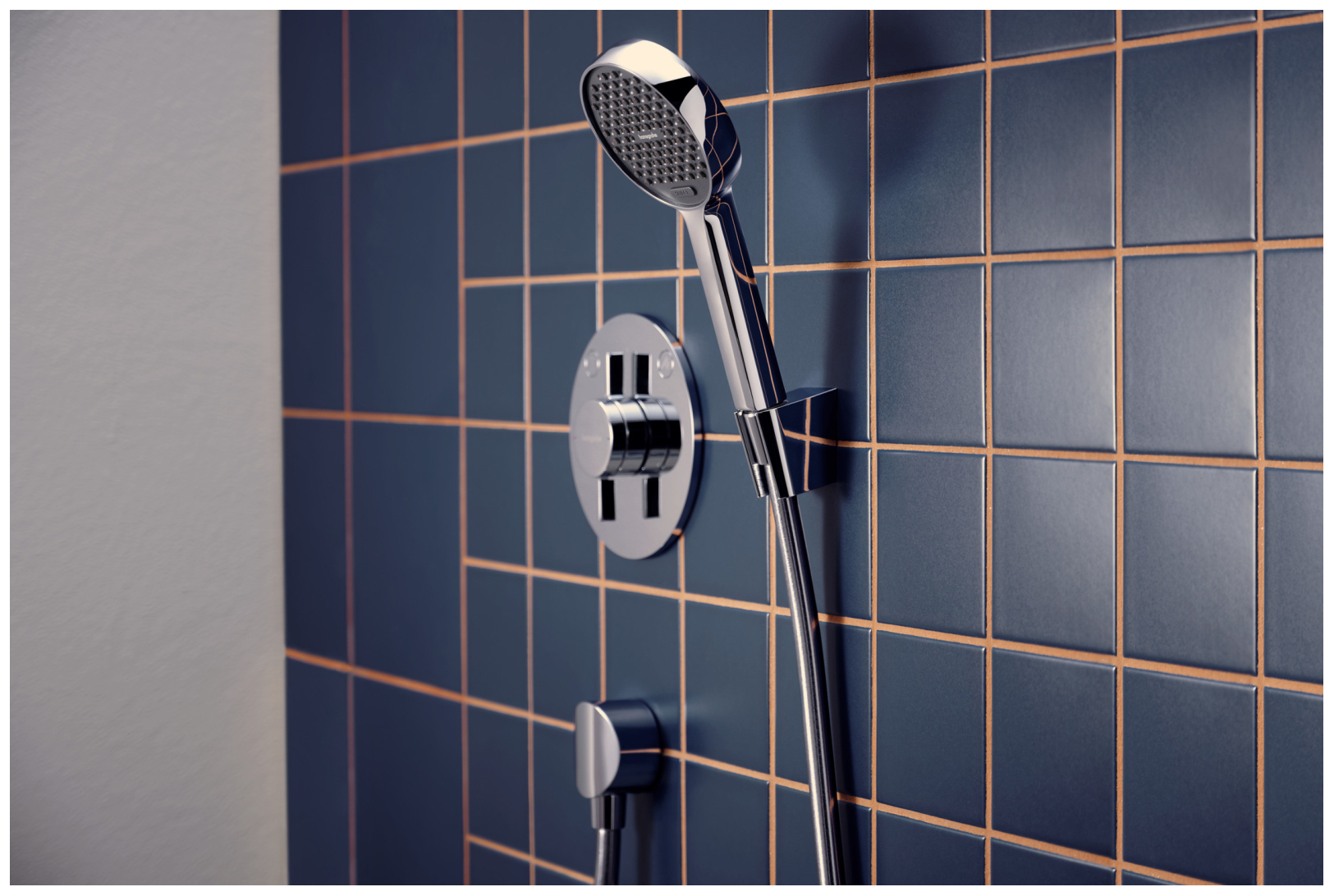 Hansgrohe Brausehalterset Activera Select S 95 2jet EcoSmart Schlauch 1600mm chrom
