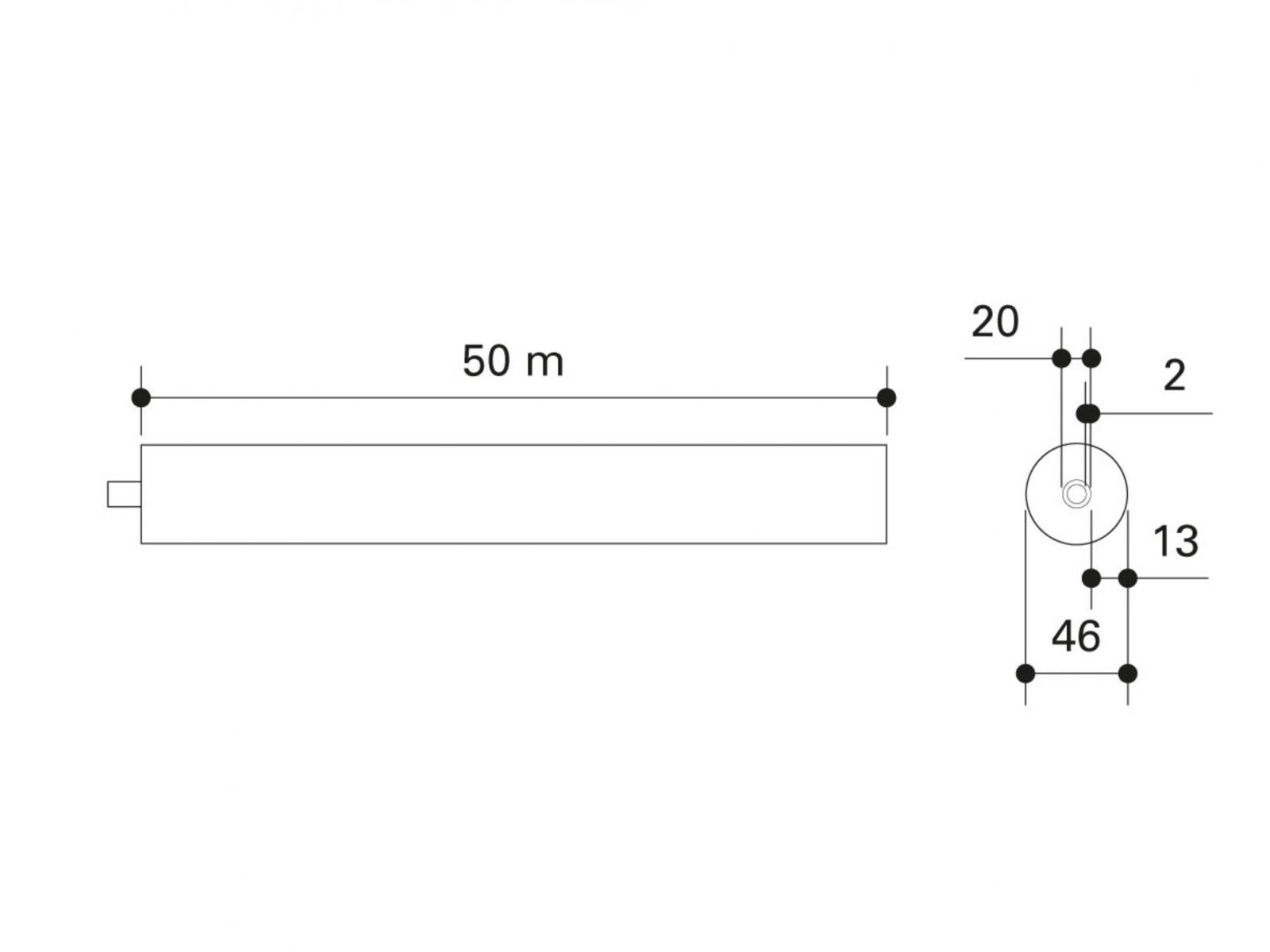 Rohr Alpex F50 Profi 20x2mm vorgedämmt 13mm weiss im Ring je 50m ALPR1320 - Bild 2