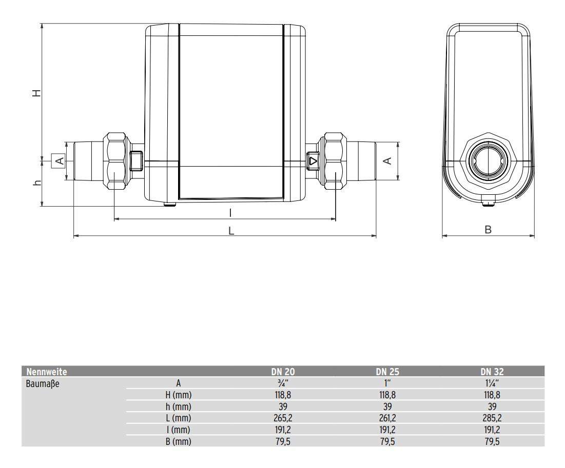 SYR SafeTech Leckageschutz DN 20 mit Härtemessfunktion 2422.20.000 - Bild 2