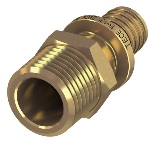 TECEflex Übergangsnippel Dim. 32 x R 1'' AG, Siliziumbronze 705607 - Bild 1