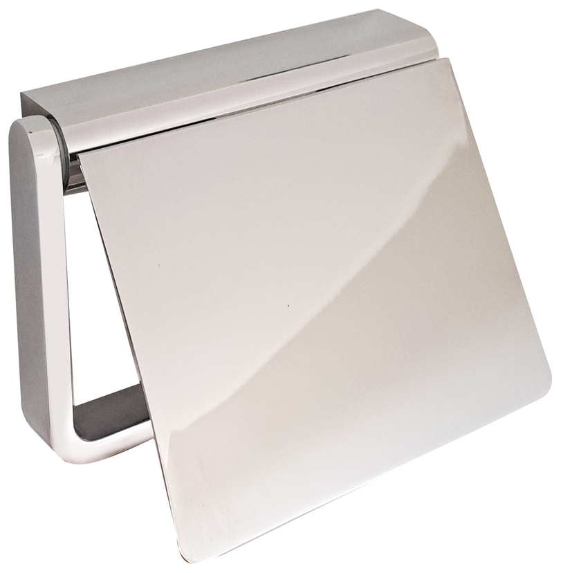 VIGOUR Papierhalter derby V3 mit Deckel verchromt