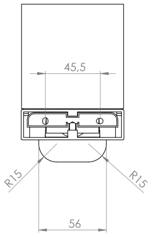 VIGOUR Flüssigseifenspender derby V3 mit Glas verchromt