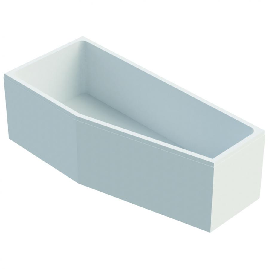 Kaldewei Raumsparwanne Mini 157x70 cm rechts Modell 834 Stahl-Email weiss inklusive Träger - Bild 3