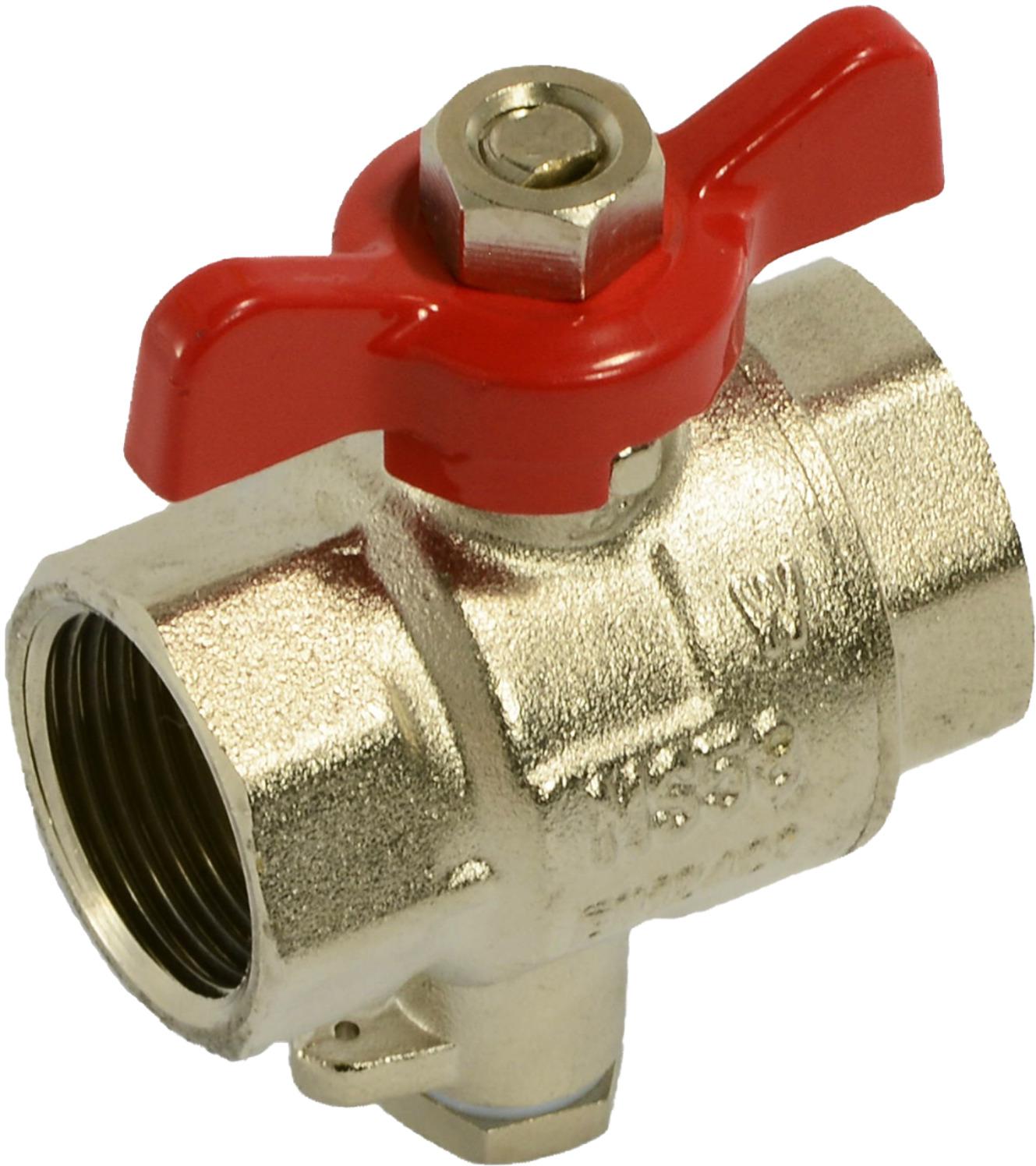 Sensus Kugelhahn G 1/2'' IG komplett PN 16, für Wärme- und Kältezähler Qp 0,6 bis 1,5 - Bild 1