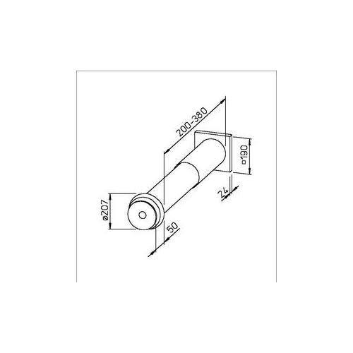 Helios Zuluftautomat ZLA 160 temperaturgeregelt für Wandeinbau 0216 - Bild 2