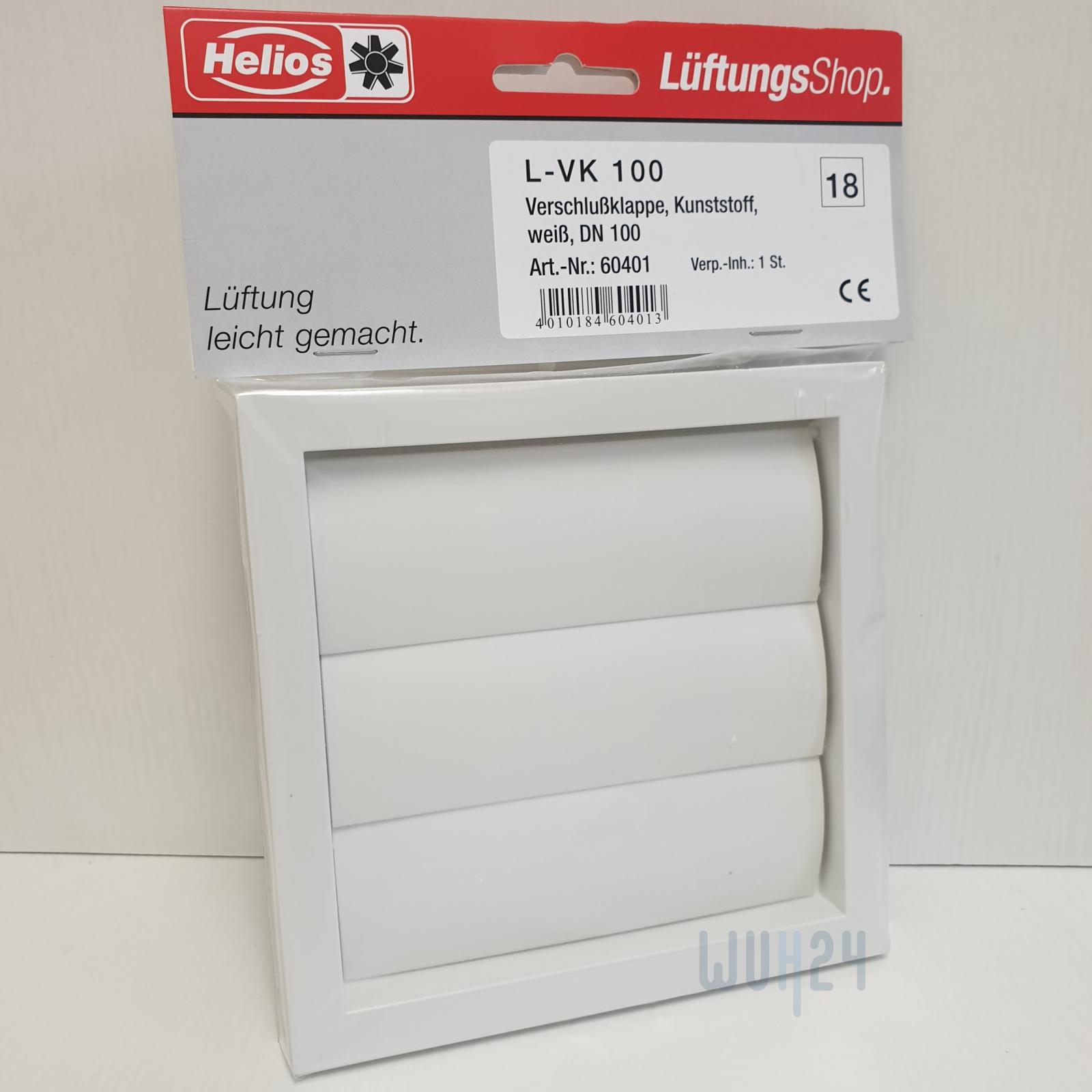 Helios Verschlussklappe L-VK 100 Nr. 60401 - Bild 1
