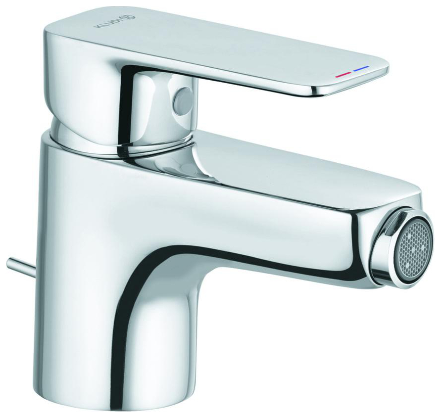 Kludi PURE&STYLE Bidet-Einhandmischer DN 15 mit Metall-Ablaufgarnitur chrom 402160575 - Bild 1