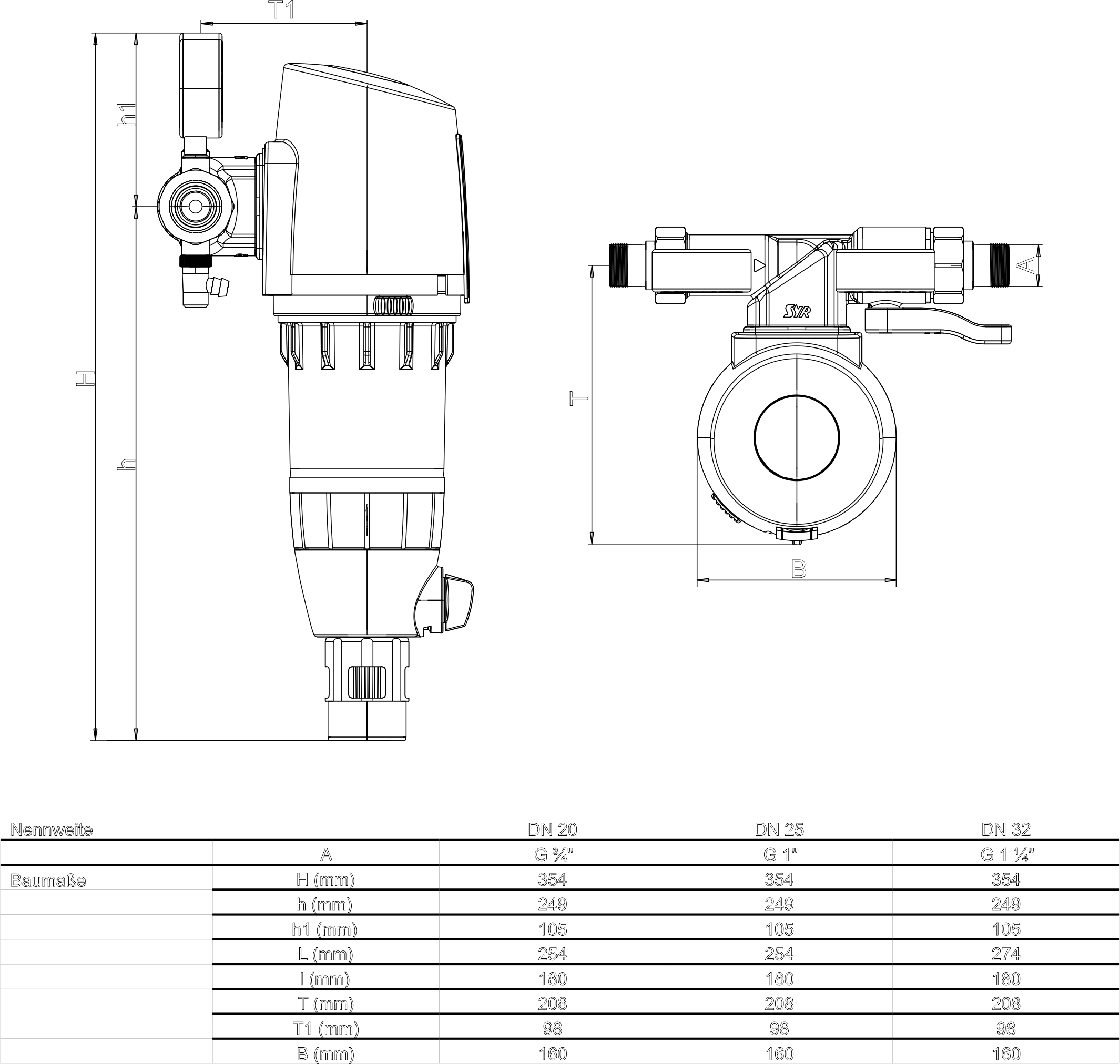 SYR Hauswasserstation 2000 Plus DN 20 3/4" 2000.20.018