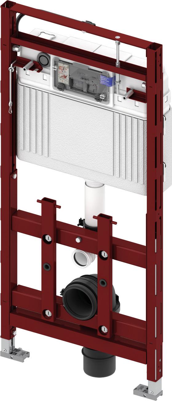 TECElux Spülkasten WC-Modul 200 BH 1120 Einwurfschacht 9600200 - Bild 1