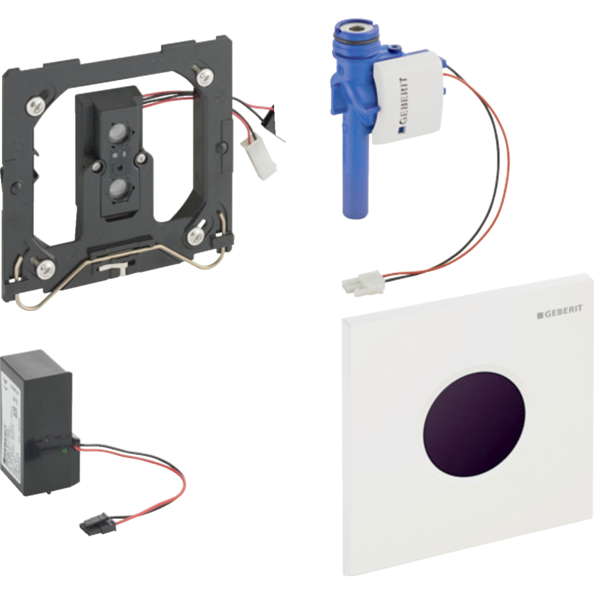 Geberit Urinalsteuerung mit elektronischer Spülauslösung Typ 01 weiss-alpin 116.021.11.5 - Bild 2