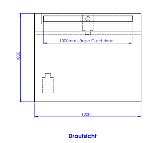 VIGOUR Duschelement individual 3.0, 90x120cm mit integrierter Duschrinne individual 70cm - Bild 2