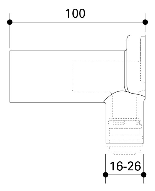 Fränkische Abdichtung alpex 1/2'' für Doppelwandwinkel 35 mm 84916316 - Bild 2