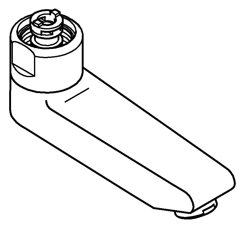 GROHE Gussauslauf 3/4'' Ausladung: 115 Höhe: 55 chrom 13461000 - Bild 3