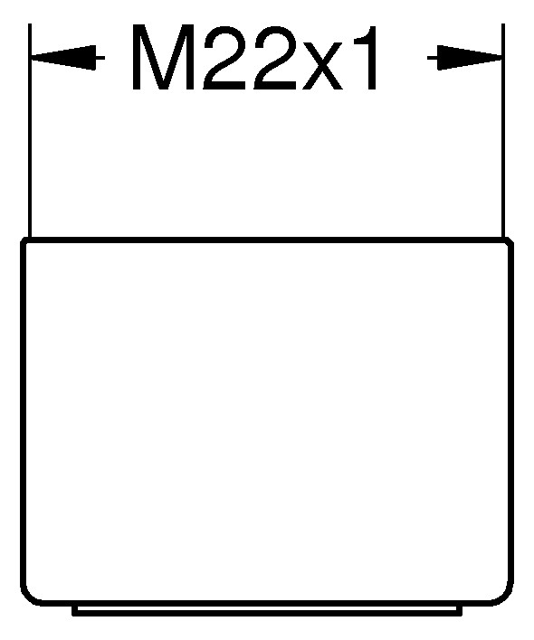 GROHE Mousseur M22x1 verchromt 06574000 - Bild 2