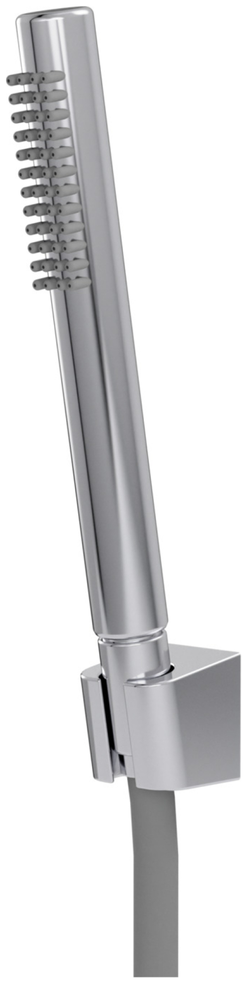 VIGOUR Wannenset V3 mit Wandhalter, Brauseschlauch und Stabhandbrause 1-strahlig verchromt