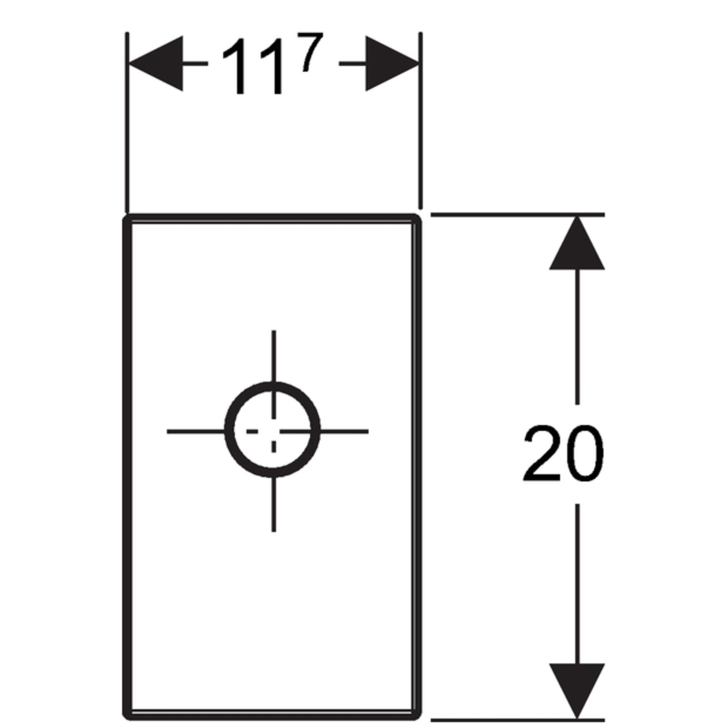Geberit Fertigbauset für WT-Element mit UP-Geruchverschluss weiss-alpin 115.416.11.1 - Bild 2