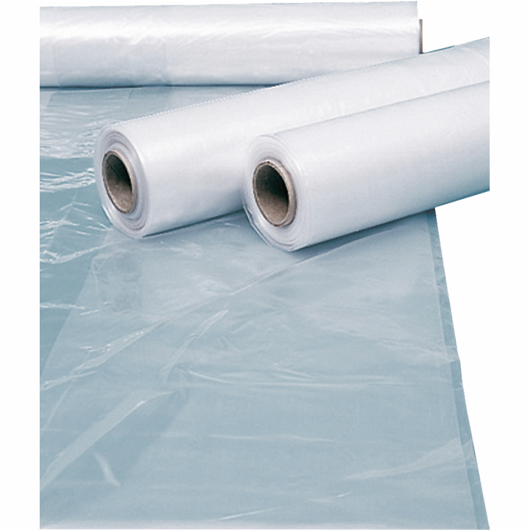 PE-Abdeckfolie 4x50m, Breite 4 m, Länge 50 m, Dicke 0,20 mm transluzent