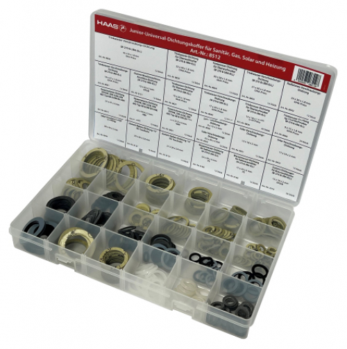 Junior-Universal-Dichtungskoffer 8512 für Sanitär Gas, Solar und Heizung (324 Stück) - Bild 1