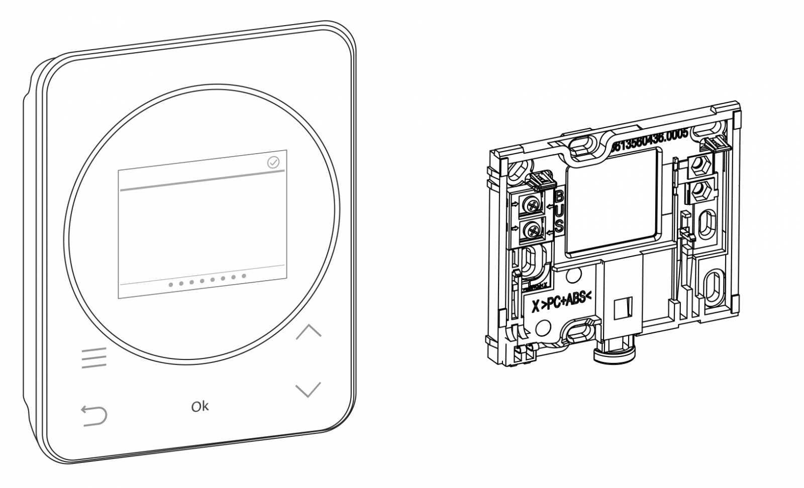 BOSCH raumtemperaturgeführter Regler CR 120 für 1 Heizkreis mit 2,4 Zoll Display 7738112950 - Bild 2